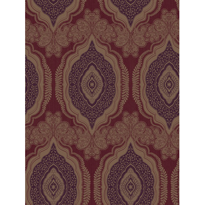 Papier peint Beckenham Designs Maroon Delphine