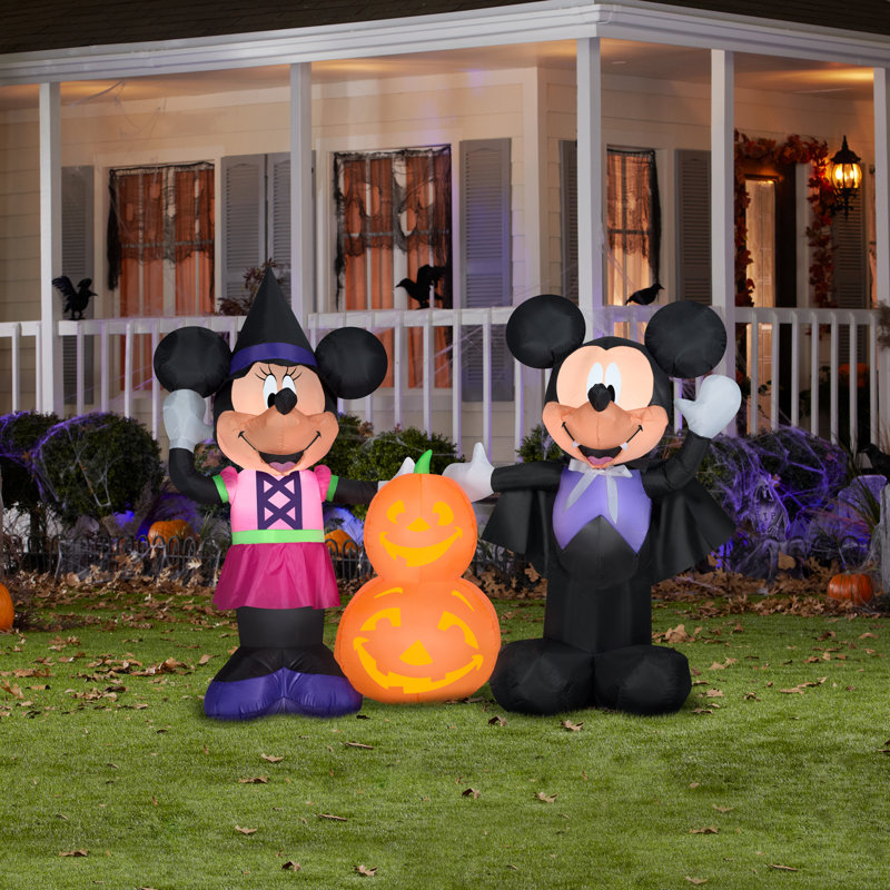 Airblown-Mickey and Minnie w/Pumpkins-Scene-Disney