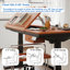 Bureau inclinable électrique en bois massif 70,87 "et hauteur réglable-810331415