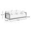 Montford Teak Patio Sofa with Cushions