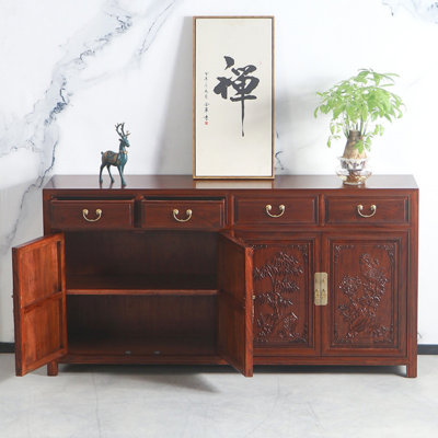 Four Door Retro Large-Capacity Sideboards
