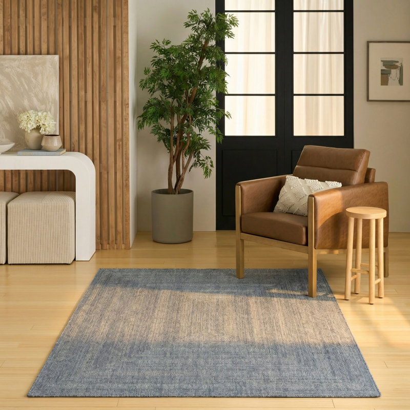  Tapis d'extérieur en denim 6 pi x 9 pi Tulum, En jean, Rectangle 6 pi x 9 pi