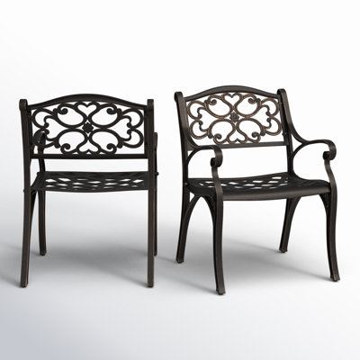 Aritra Metal Outdoor Dining Armchair