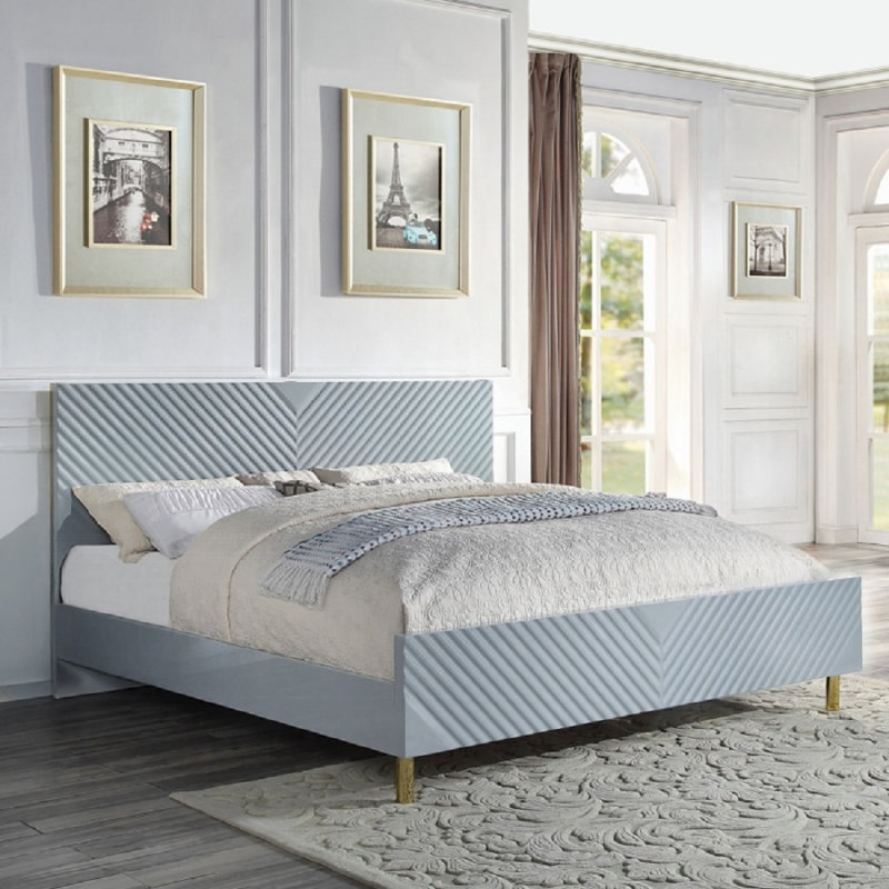 Gaines Queen Bed, Queen, Gray