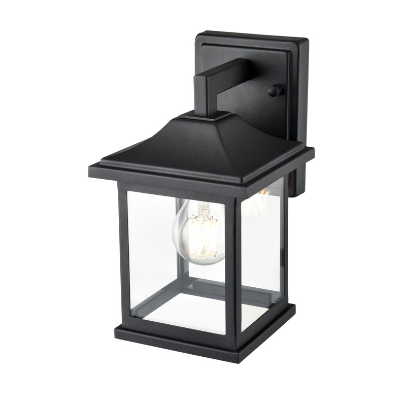 Rajshree 1 Light Outdoor Wall Sconce, 10" H x 6" W x 7" D