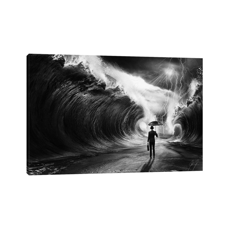 Modern Moses I by Kathrin Federer - Print on Canvas, 30.48 cm H x 45.72 cm W, Wrapped Canvas