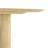 Fluted Natural Wood Round Dining Table