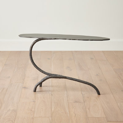 Forest Blossom Iron Top End Table