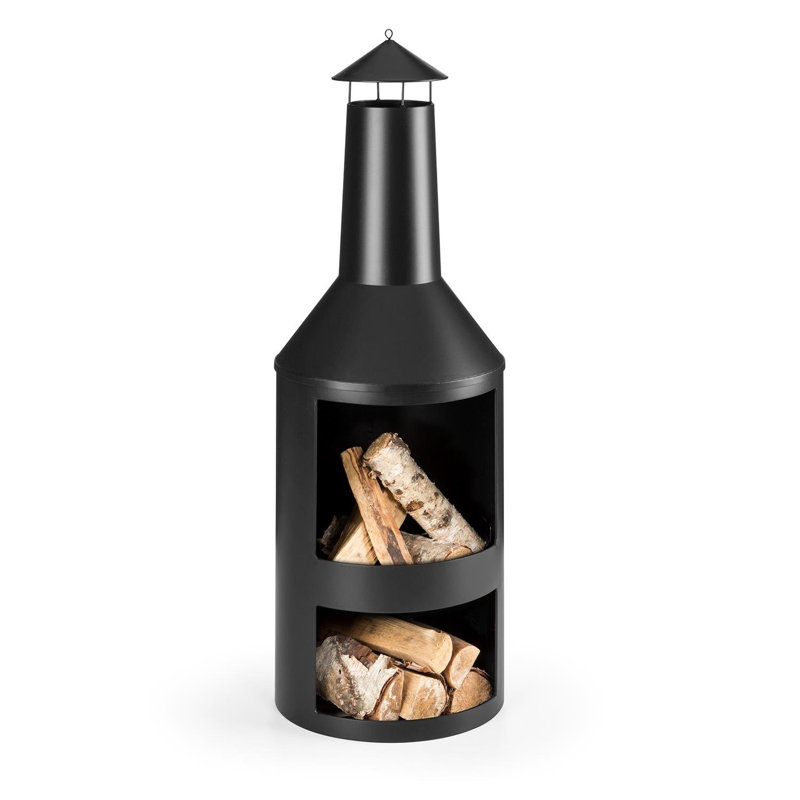 Azareya Cylinder Wood Burning Smokeless Chimnea