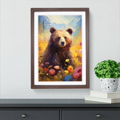 Bear Impressionism No.2 - Framed Print