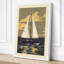 Sailboat in Motion Coastal - Wrapped Canvas-771162417-771162419
