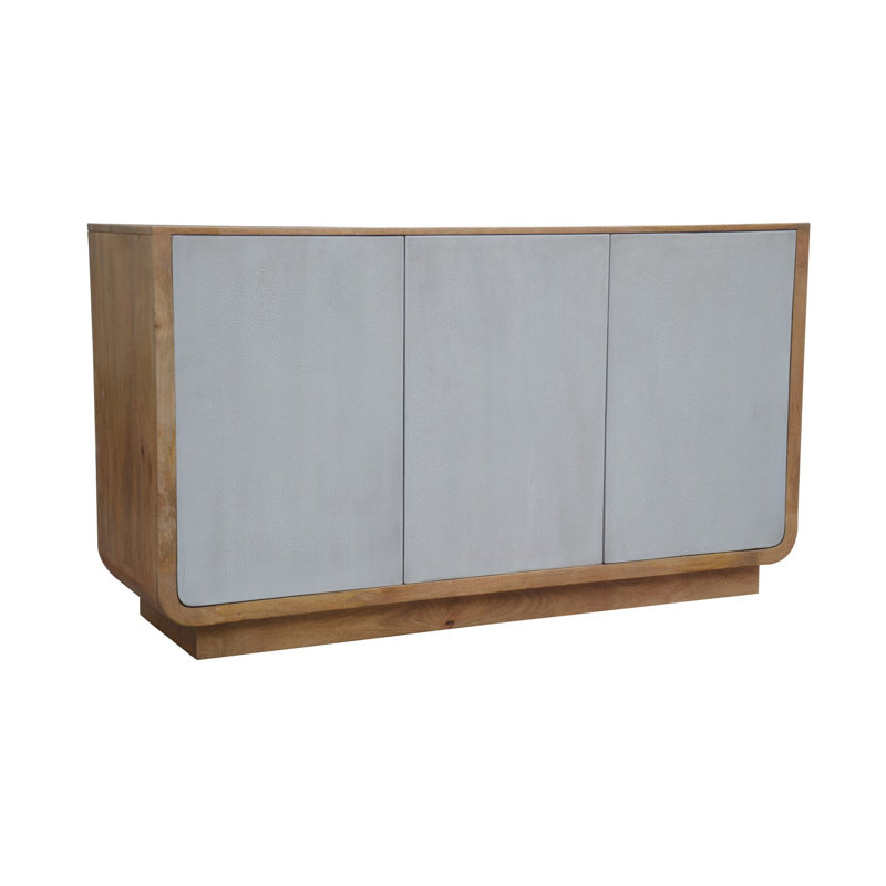Morea Brown Three Door Credenza