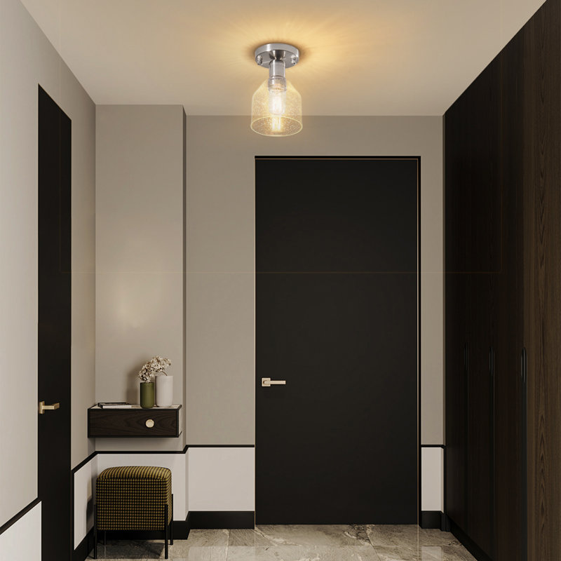 Cheriton Glass Semi Flush Mount