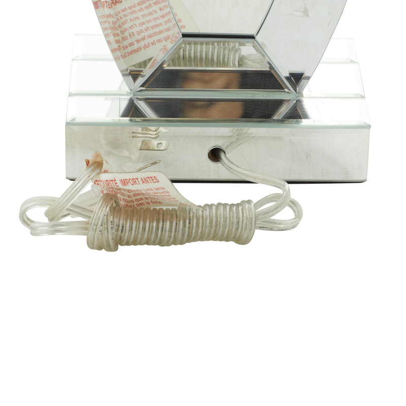 Lampe de table argent 28,75 "Andreco