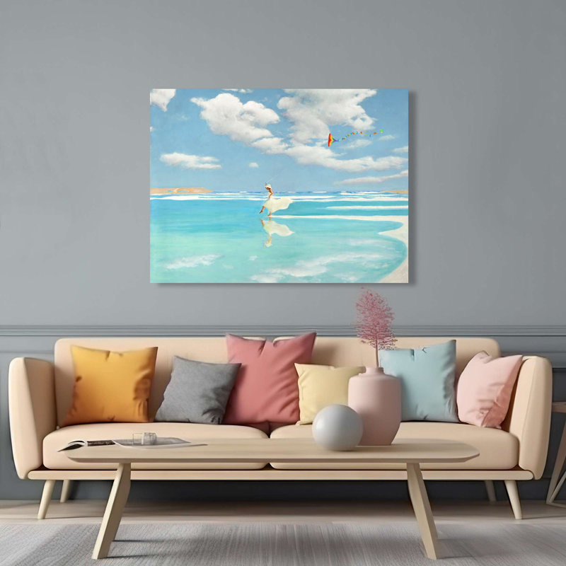 Flying On The Water by Pierre Benson - Wrapped Canvas Print, 70cm H x 100cm W x 4cm D