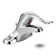 M-Bition Centerset Bathroom Faucet with Optional Pop-Up Drain