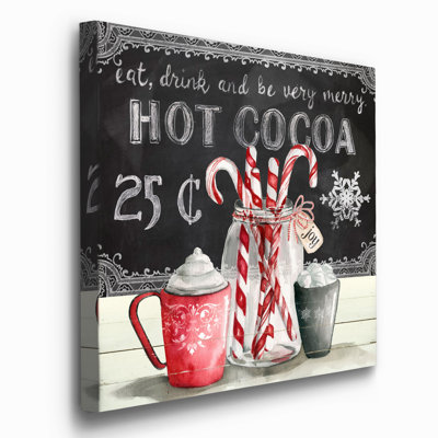 Peppermint Cocoa - impression sur toile tendue