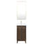 Ensemble de meuble-lavabo autoportant simple 18,1 po avec plateau en céramique et miroir Waukesha-1189456282-1189456283