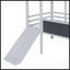 Twin Size Loft Bed With Ladder And Slide