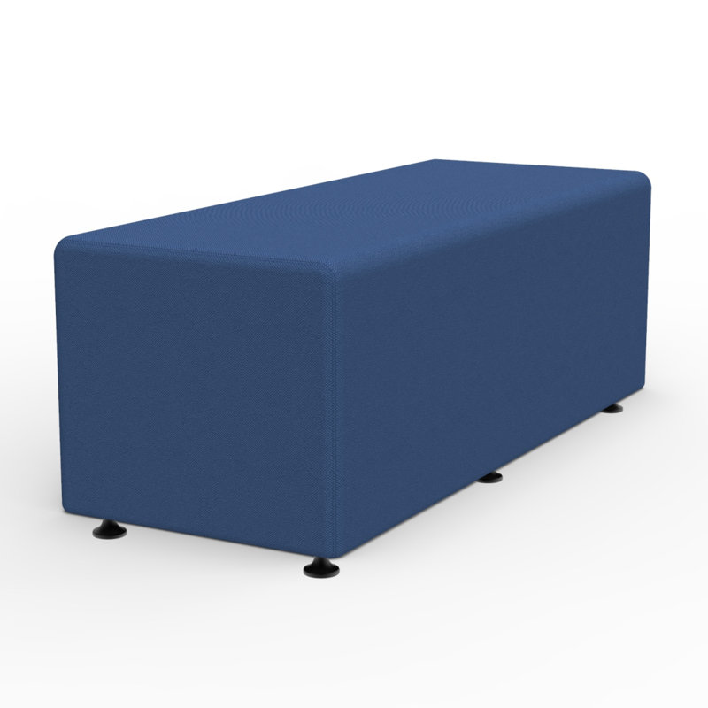Sièges rectangulaires souples, Bleu, H 18 po x l 48 po x P 19 po