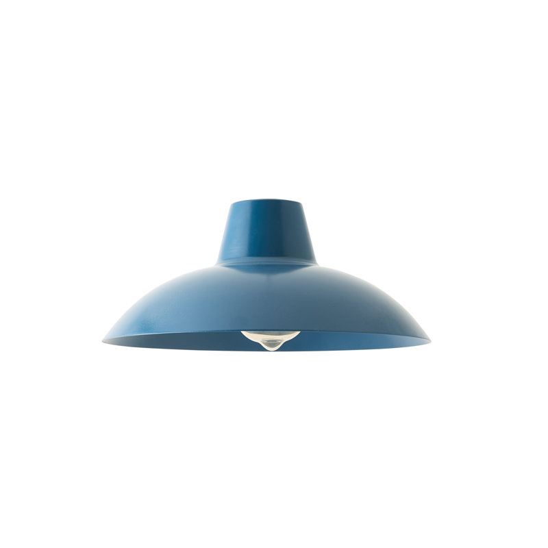 12.2cm H Metal Bowl Pendant Shade ( Screw On ), French Blue