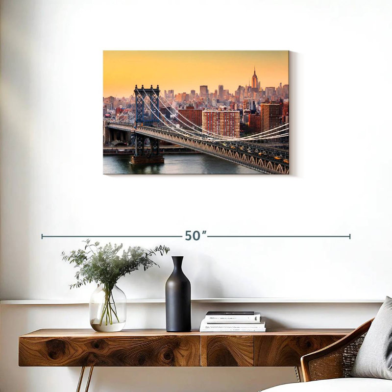 Lilie Marvelous Manhattan Bridge, H 20 po x l 30 po