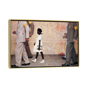 Le problème que nous vivons tous (Ruby Bridges) par Norman Rockwell - impression