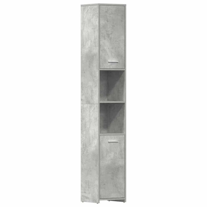 Lutrica Bathroom Cabinet, Concrete Grey