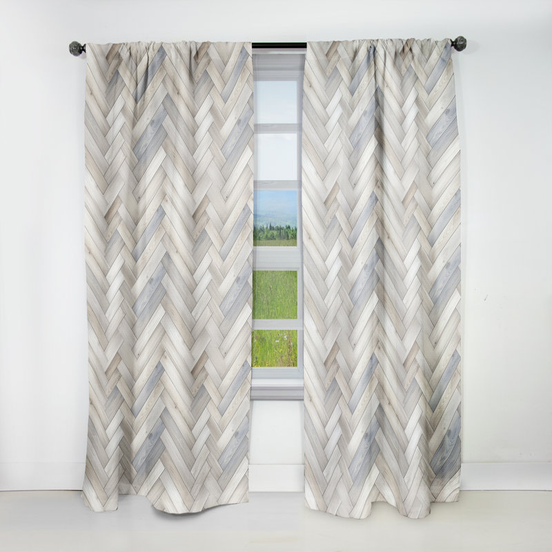 Nordic Elegance Blackout Single Curtain Panel, 52" W x 84" L