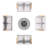 Dekan 8 - Person Patio Conversation Set with Cushions-114537413