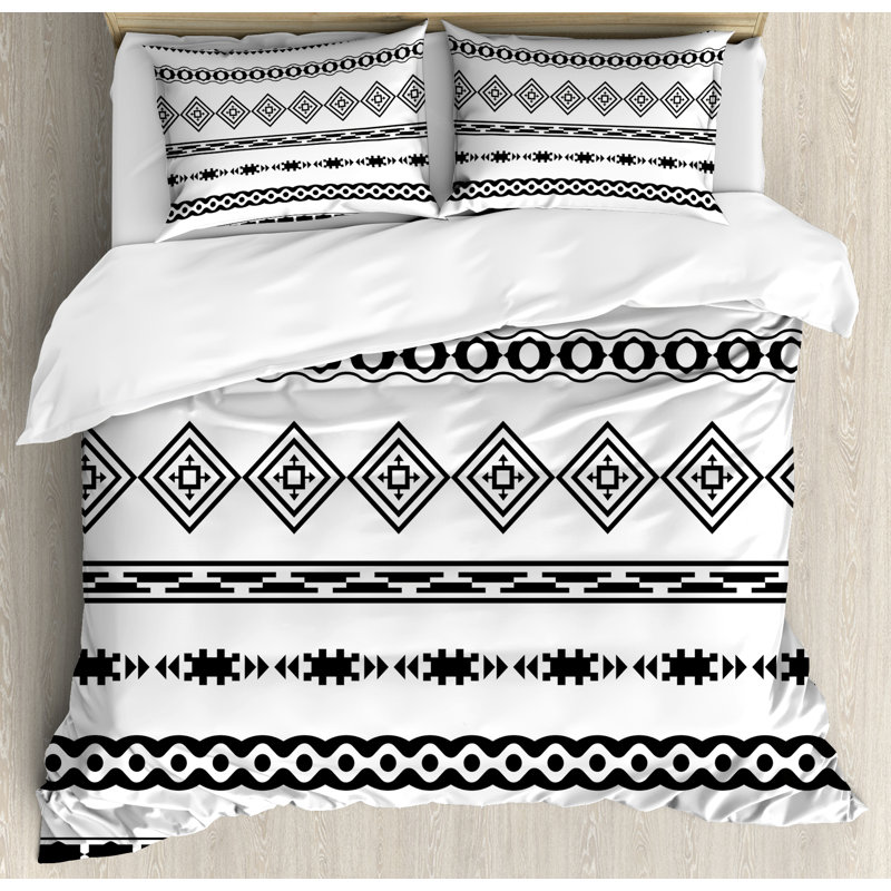 Native American Modern & Contemporary Polyester Duvet Cover, King