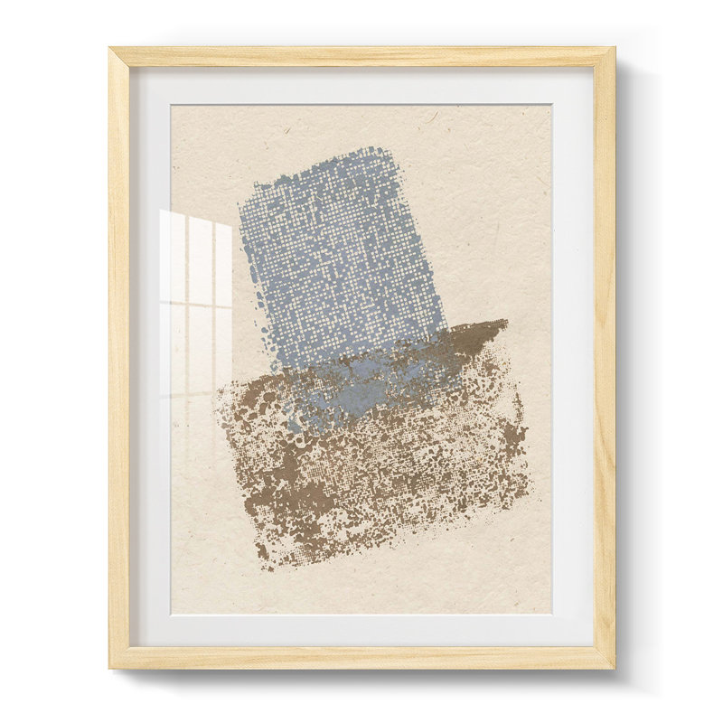 Embimished Scrim II - Impression encadrée, Naturel, H 28,5 po x l 20,5 po