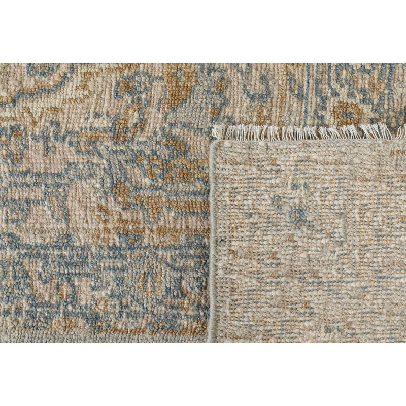 Hand Knotted Wool Vega Rug, Runner 2'6" x 8'