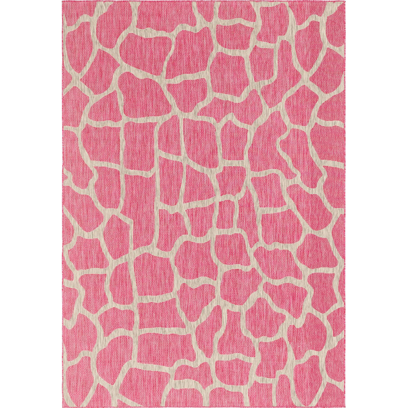 Tapis d'extérieur joyeux couleur bonbon, Rectangle 7 pi x 10 pi