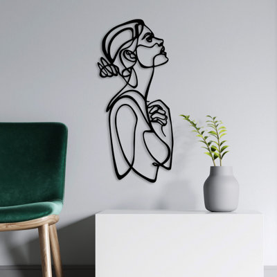 Accessoire mural décoratif en métal