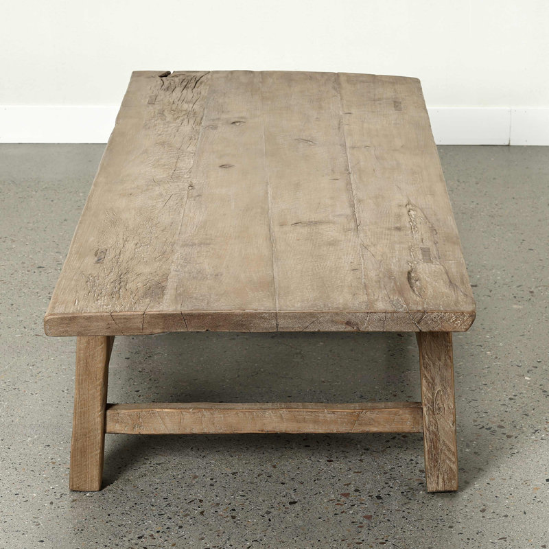 Solid Wood Coffee Table, 16.5" H x 66" L x 24" W