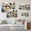 Art mural acrylique coloré Mid Century Minimalist Oasis II-192735984