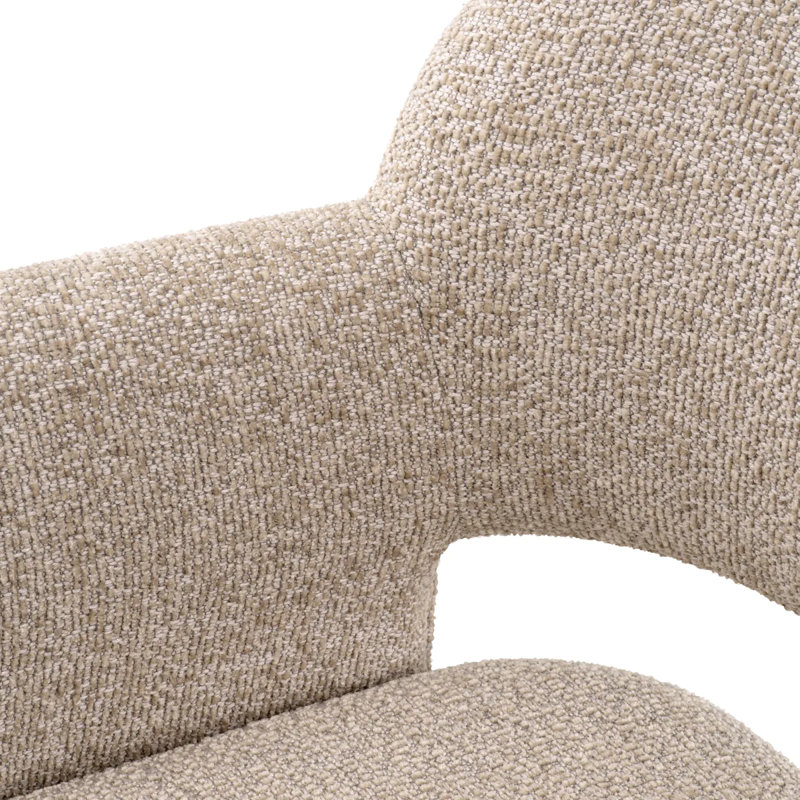 The Met X Eichholtz Upholstered Arm Chair, Palmer Beige