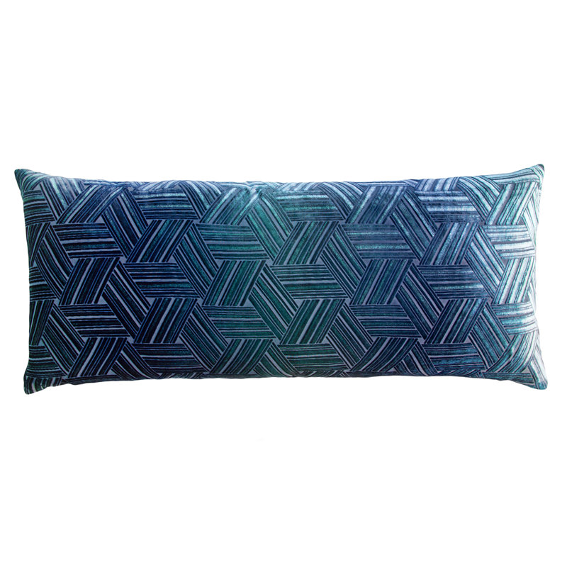 Entwined Rectangular Pillow Cover & Insert, Shark