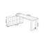 Bureau de direction en bois massif noir en forme de L-103464220-103464223