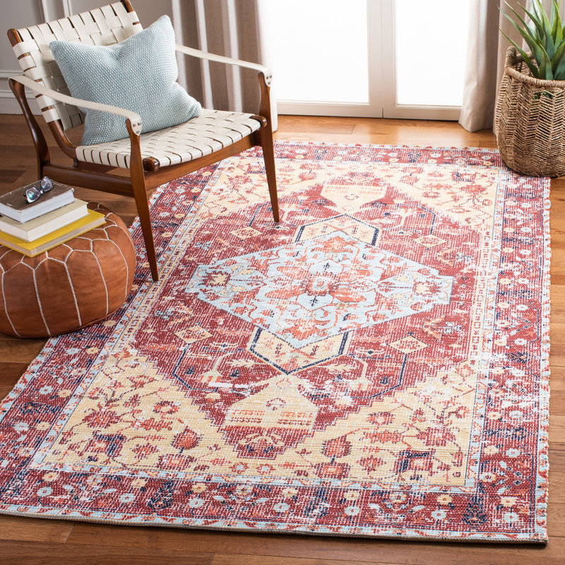Fields Hand Loomed Performance Oriental Rug, Rectangle 5' x 8'