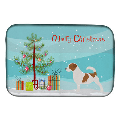 Tapis de séchage à l’arbre de noël jack olivier terrier merry