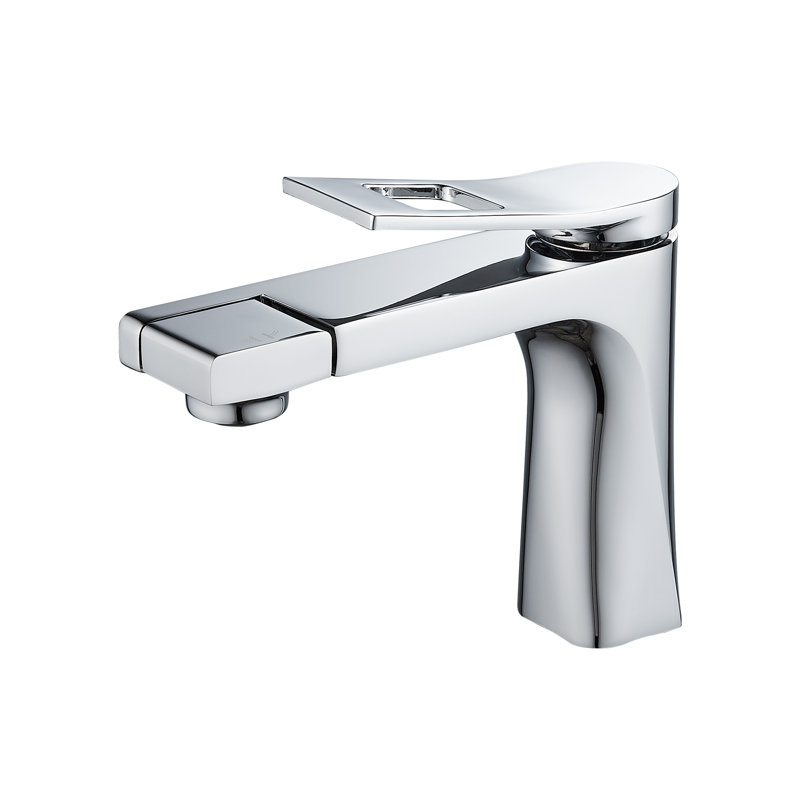 Single-Hole Single-handle Bathroom Faucet, Silver