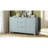 U_STYLE Sideboard With Wave Design  3 Adjustable Shelves, 3 Drawers & Softclose Doors, Storage Console Table With Metal Handles, Suitable For Study, Hallway And Living Room, 3 Colors-124922108