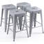 Tabouret de comptoir 24 po avec cadre en métal Juddson, ensemble de 4 tabourets d'intérieur et d'extérieur-1432083484-1397376350