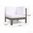 3-Piece Sofa Set, White