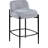Bourton Upholstered Counter Stool with Metal Frame-537908992