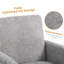 Upholstered Accent Armchair with Turned Solid Wood Legs-238016688