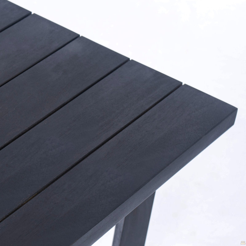Square Side Table, Black