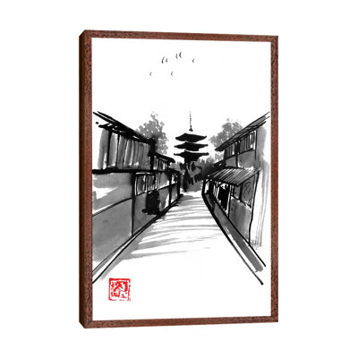 Pagoda by Péchane - Painting on Canvas